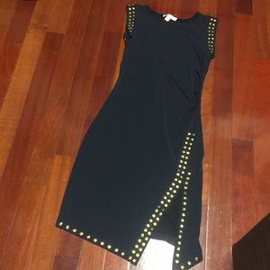 Navy Michael Kors dress with slit